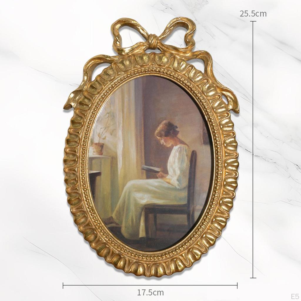 Ev ve Ofis Dekorasyonu İçin Şık Oval Fotoğraf Çerçevesi