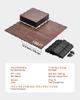 Gym Flooring Set 9 PCS Interlocking PP+PVC Puzzle Tiles