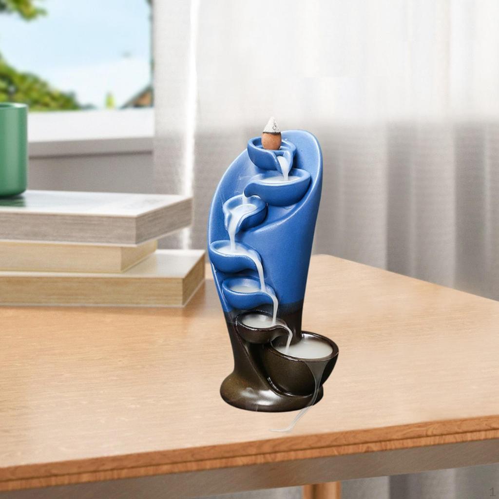 Backflow Incense Burner Holder Multifunctional Tabletop Decoration Desktop Ornament