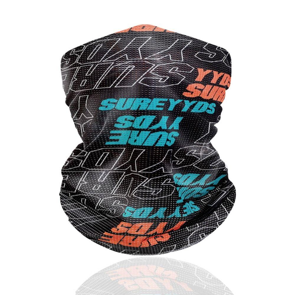 

Face Cover Ice Silk Mask UV Protection Sunscreen Face Scarf Elastic Ice Silk Sleeve Hiking style 2