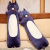 Cat Plush Body Pillow Cute Wander Cat Stuffed Toy Decorative Long Body Pillow Sleeping Back Cushion Anime Gifts