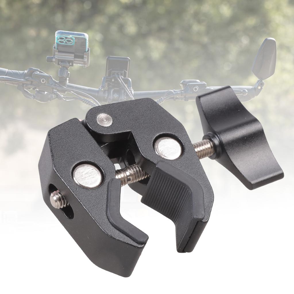 Super Crabbing Clamp With 1/4inch 3/8inch Thread Hole Cold Shoe Mount Arm For Monitor Stand Led Video Light Clamp