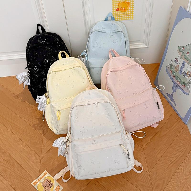 Zaino nuovo zaino alto valore coreano ins cuore di ragazza tempo libero viaggio zaino leggero zaino studente stella gitana