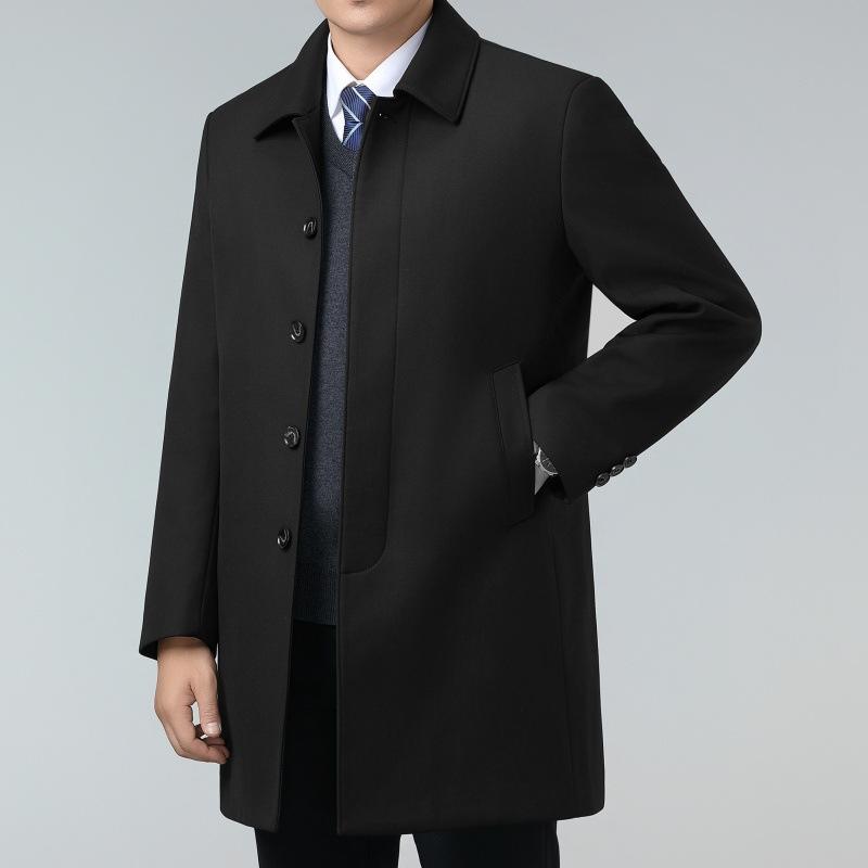 

Куртка-пуховик для мужчин среднего и пожилого возраста, средней длины, полностью отстегивающаяся подстежка, куртка лидера, зимняя ветровка для папы 205