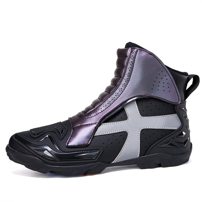 

Мотоциклетная обувь Мотоциклетная обувь Мужская обувь для верховой езды Всесезонные внедорожные мотоциклетные ботинки Гоночные ботинки Всесезонное туристическое снаряжение для мотоциклистов 45