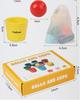 Montessori Wooden Color Sorting & Counting Game for Early Childhood Education