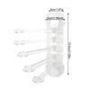 Acrylic Transparent Aquarium Five Claw Life Tree Shape Coral SPS Button 5 Hole Frag Rack Base Fish   Accessories