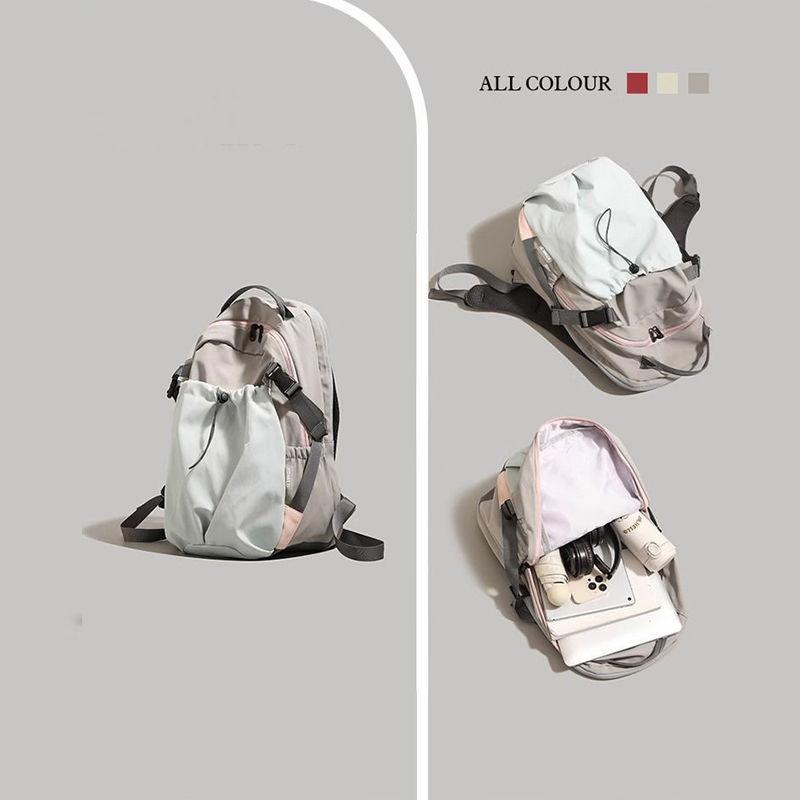 Nylon Backpack 2025 Fashion Large Capacity Lightweight Backpack Junior High School Student School Bag Short Trip Bag