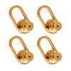 Pack of 4 U Shaped Earring Lifter Backs for Heavy Earrings and Droopy Earlobes Large Earring Back Replacements