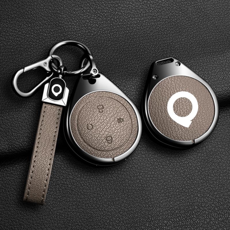 Interior Mouldings Zinc Alloy Car Remote Key Case Cover For Great Wall Ower Mountains Seas POER Truck GWM P Series Pickup 2023 K