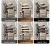 Wall-Mounted No-Drill Rotating Towel Rack and Shelf for Bathroom Storage