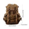 Canvas Backpack Casual Daypack Outdoor Portable Men Women Hiking Travel Rucksack Knapsack for