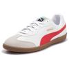 Puma King 21 It Round Toe Lace-Up Ic/In Soccer Shoes Men Soccer Shoes White Red 106696-06