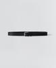 EZIO Minimal Mono Leather Belt_Black