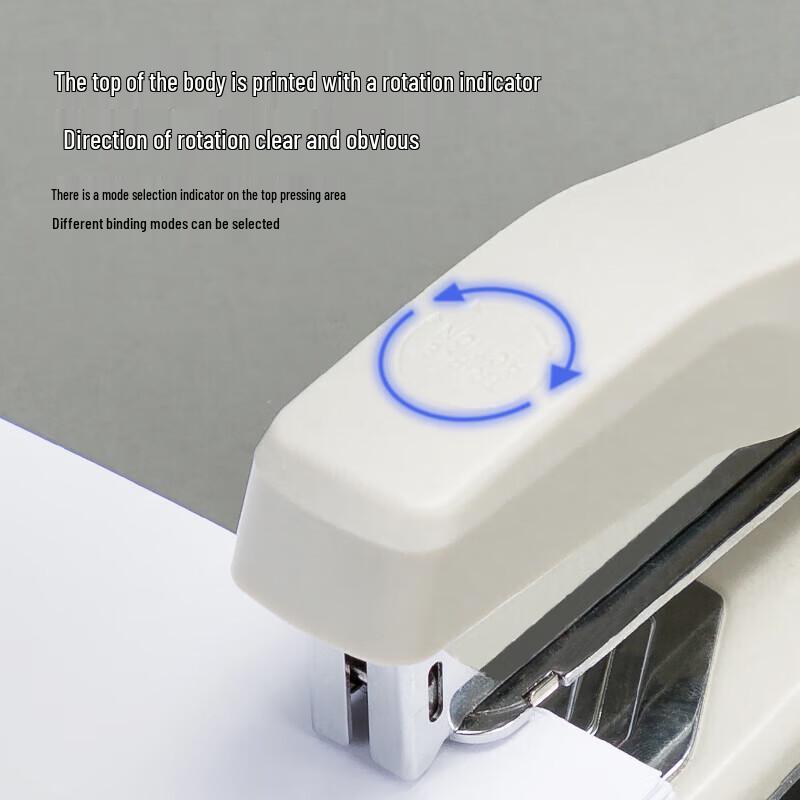 Deli 50-Sheet Rotary Stapler CN Plug (adapter Included)