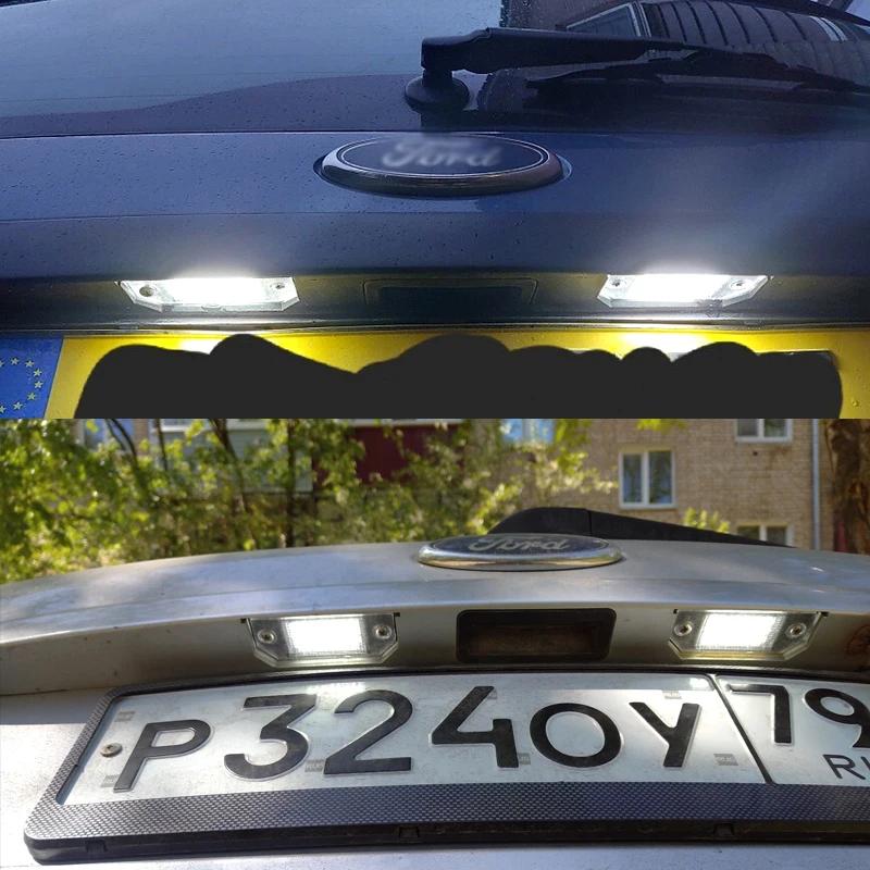 2x Canbus LED Number License Plate Light Lamp For Ford Focus 2 MK2 2003-2008 C-MAX