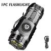 Super Bright MINI LED Flashlight USB Rechargeable Fishing Lantern Torch Powerful 3 Lighting Mode Outdoors Emergency Camping Lamp