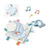 Mamimami Home Baby Cloth Toy with Educational Tag, Pacifier Towel, Elephant Baby Toy, Hanging Ring Included, Sleeping Baby Gift, Newborn, 0 Years