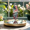 2D Flat, 1pc Memorial Day Round Metal Wall Art - Military Tribute with American Flag, Arlington Cemetery Tombstones & Iwo Jima Soldiers - Vintage