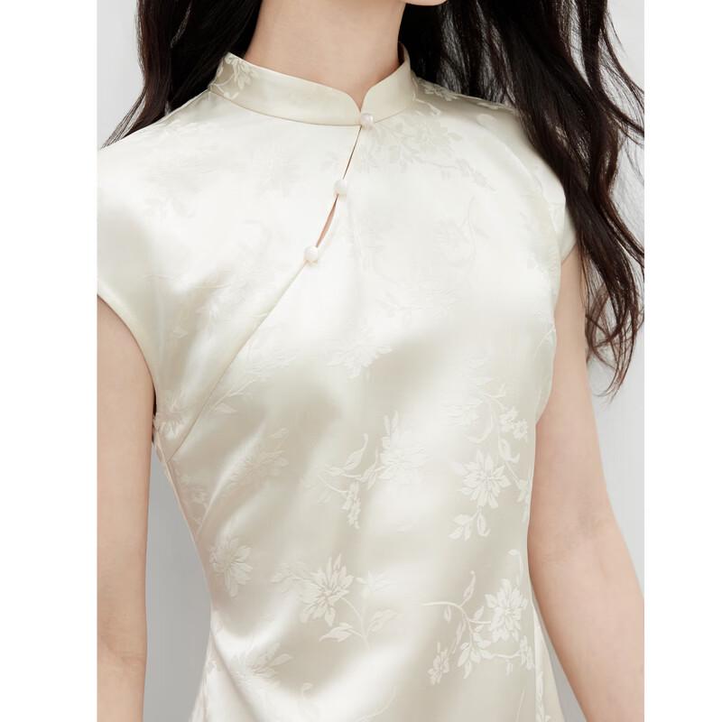 Women's Elegant Jacquard Cheongsam Dress
