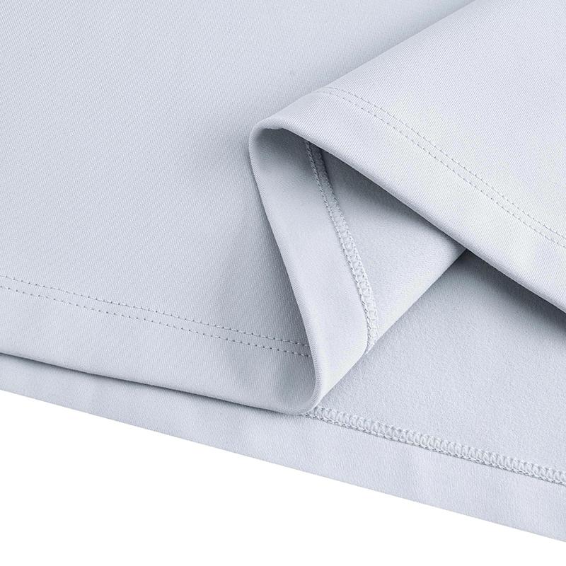 Anta Lightweight Warm Fleece Sports Simple Pullover Long Sleeve Knit Top Men tops Cerulean-Gray 152547401R-1