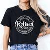 Fun Retired Womens Tshirt Fashion Teacher 2025 Printed Casual Short Sleeve Daily Versatile Womens Tshirt