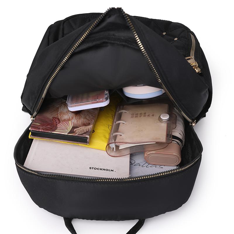 Backpack Women's Rivet Small Backpack Lightweight Travel Bag