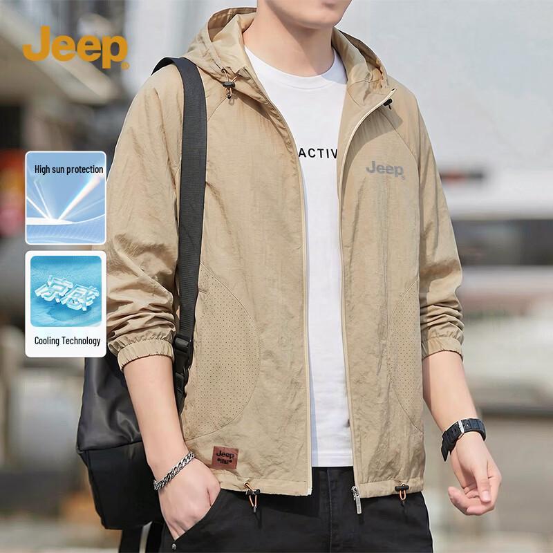 JEEP Men s UPF50+ Sun Protection Jacket 2XL