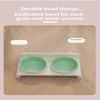 Food Feeders Pet Cat Double Bowls Feeder Adjustable Height Cats Dogs Drinker Water Bowl Dish Elevated Feeding Kitten Supplies