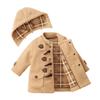 Duffle Cold Weather Beige [MIKI HOUSE] Kabát, Svrchní oblečení, Fleecová bunda, Bunda, Chlapci, Dívky, Miminka, Děti, Dětské oblečení, 10-3862-497, 110 cm,