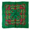 70X70CM Flower Head Scarf Polyester Hijab Headband High Quality Scarf Shawl