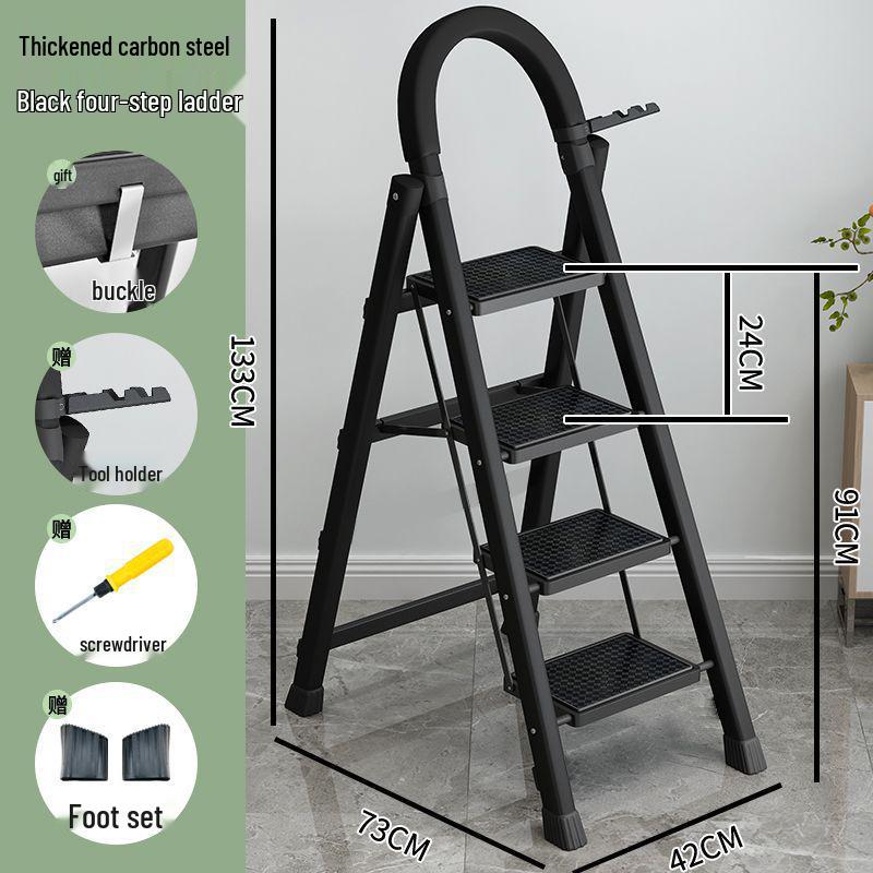 

Портативная многофункциональная А-образная складная лестница для дома и инженерного использования