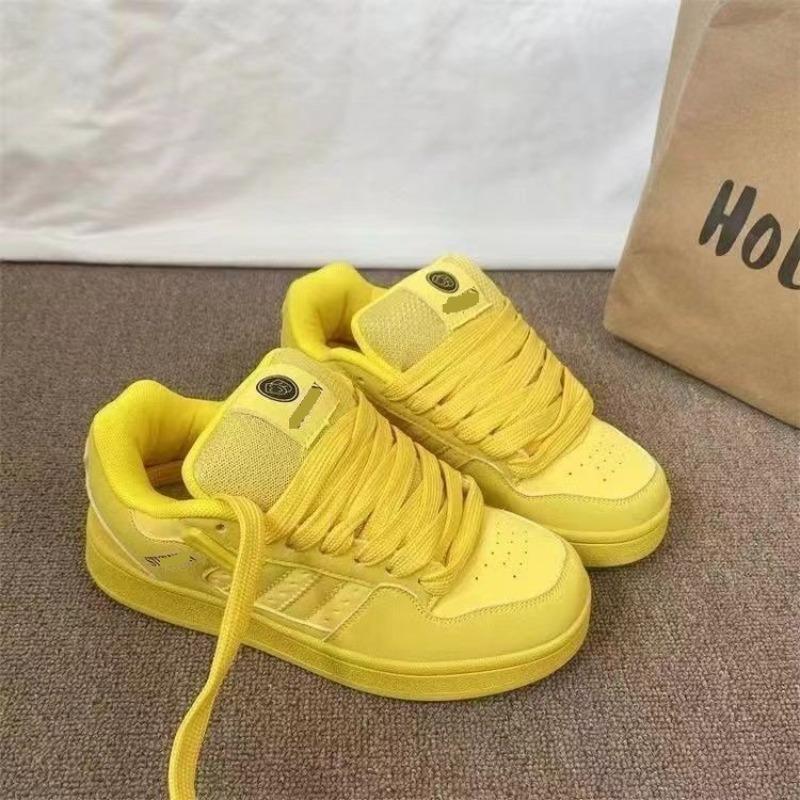 

Осень новые Guochao нишевые туфли на толстой подошве женские модные студенческие универсальные для отдыха спортивные туфли-хлебцы 40 золотисто-желтый