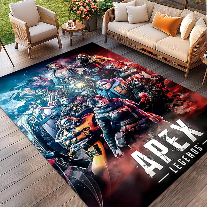 Tappeto Stampato Apex Legends, Tappeto da Pavimento Lavabile, Per Ingresso Stanza del Dormitorio Lavanderia Ufficio Studio, Decorazione per la Casa Regalo di Compleanno Natale