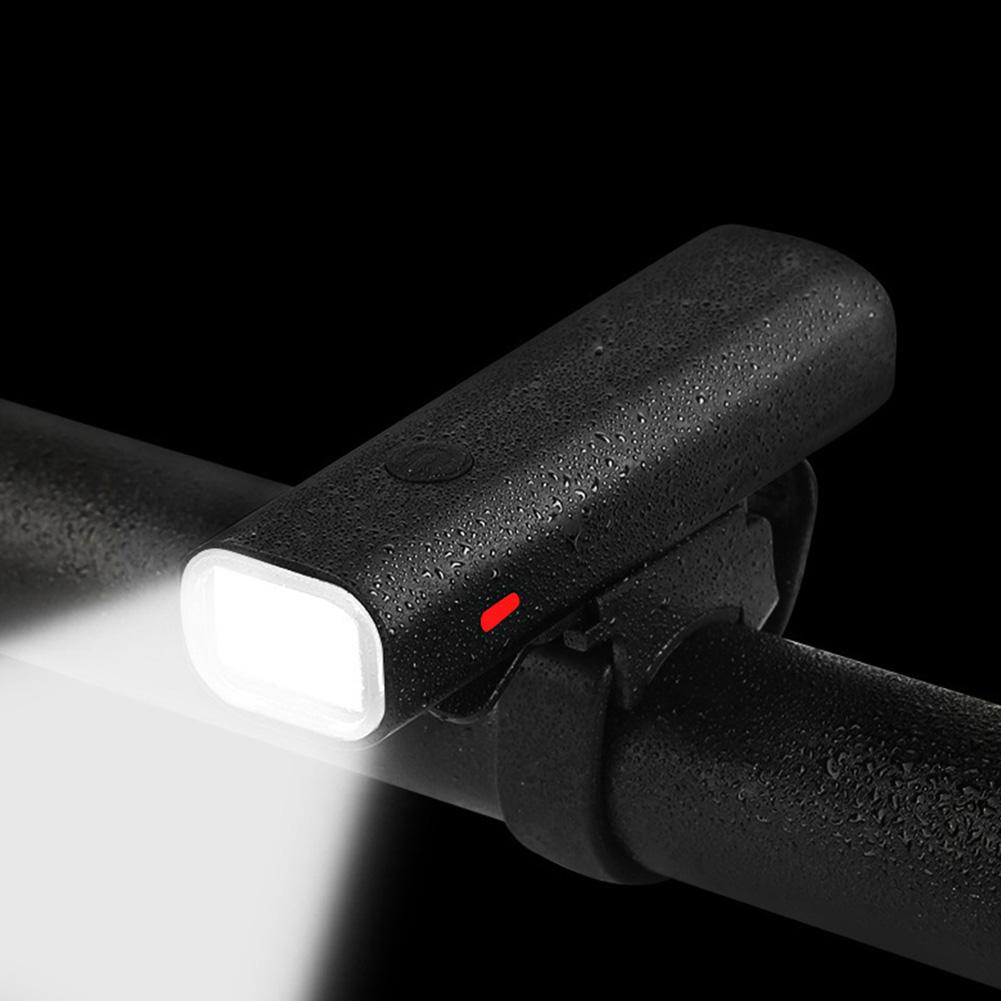 Bike Light Rainproof USB Rechargeable LED Front Lamp Ultralight Flashlight Bicycle Lamp