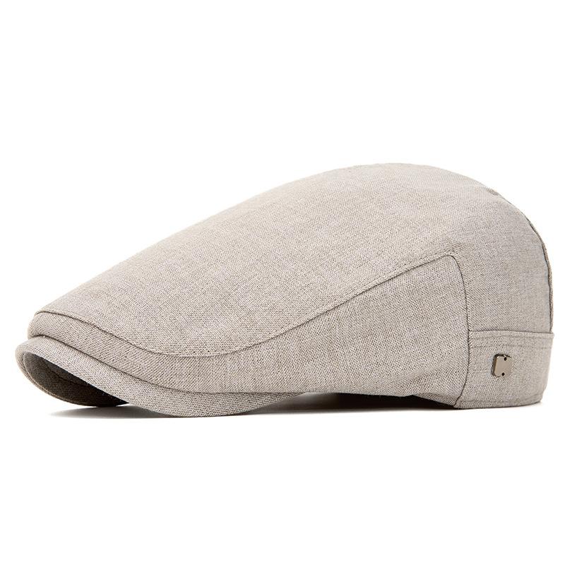 Forward Cap Men's Thin Breathable Beret Retro British Newsboy Cap