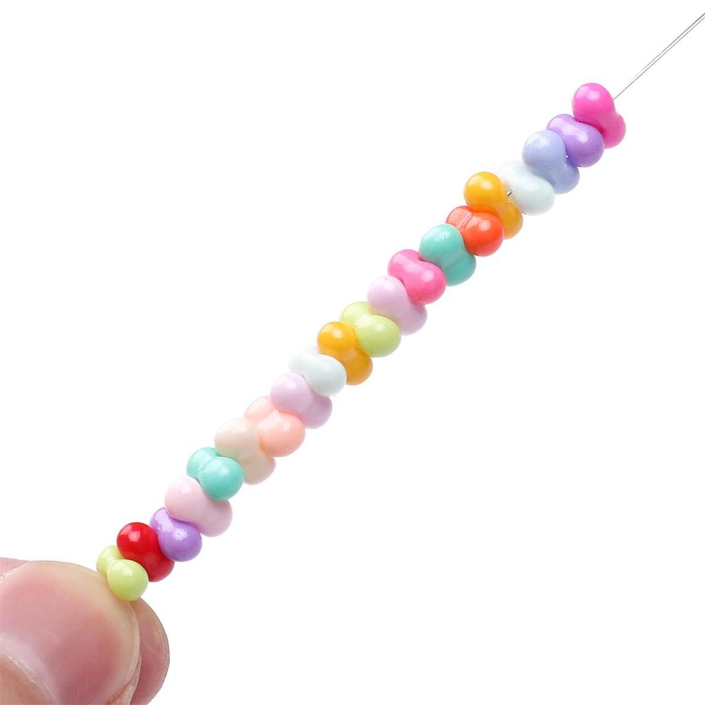 100pcs Glass Beads Charm Czech Peanut Beads Seed Spacer Beads For Jewelry Making Accessories