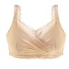 Post-Mastectomy Silicone Prosthetic Lace Bra - Plus Size, Breathable, Shaping, Bandeau