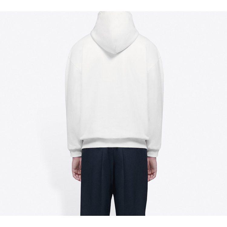 Balenciaga Sweatshirts Men's White Hooded Moderate Regular 570811TIV519040