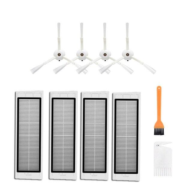 New Main Brush Washable Hepa Filter Side Brush Kit for Xiaomi Mi Vacuum 1st 1S Robot Roborock S50 S51 S55 S6 T60 T61 T65 Parts