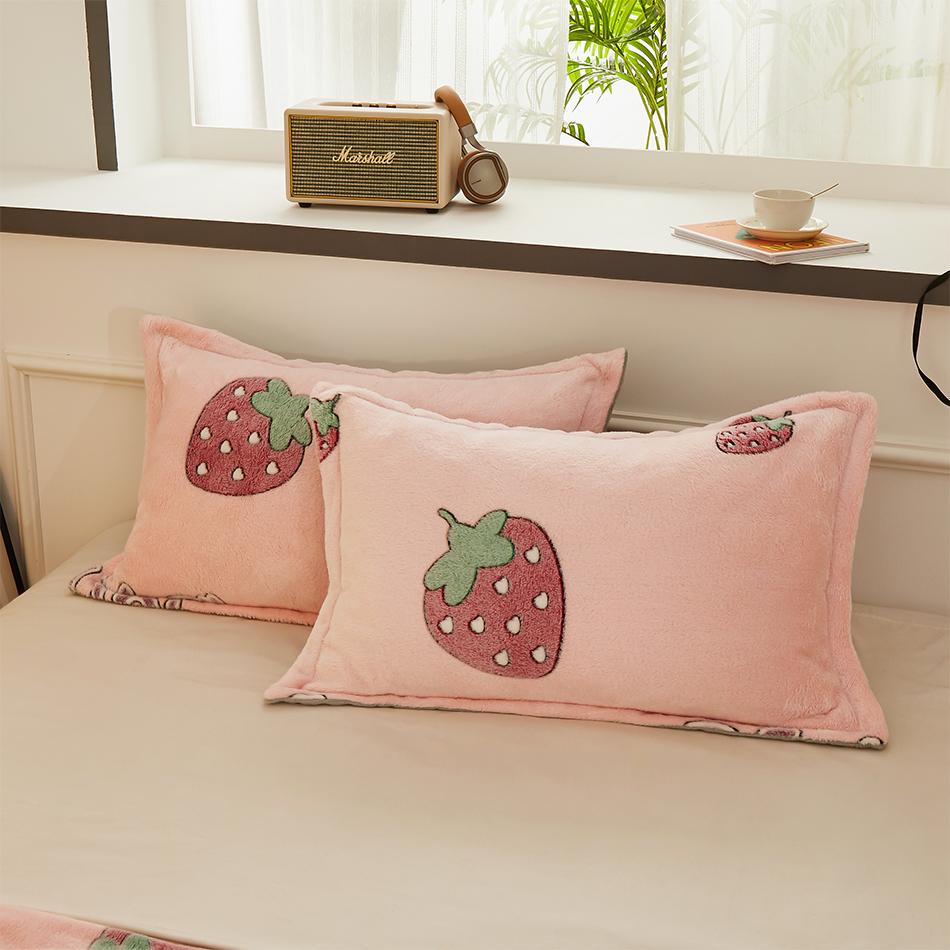 

Microfiber Keep Warm Throw Pillow Case Winter Gentle Euro Sham designed for Bed Custom Size Cushion Covers Sofa Decoration Pillowcase 48x74cm