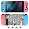 DLseego Nintendo Switch Full Easy To Attach and TPU Analog Stick Cover with Cute Cat Claw and Paw Durable and Comfortable To the Touch Case, Separate,