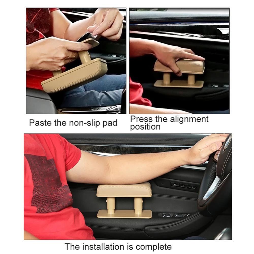 Universal Adjustable Car Armrest Left Elbow Support Anti-fatigue Pad Cushion Relieve Driver's Arm Fatigue Interior Accessories