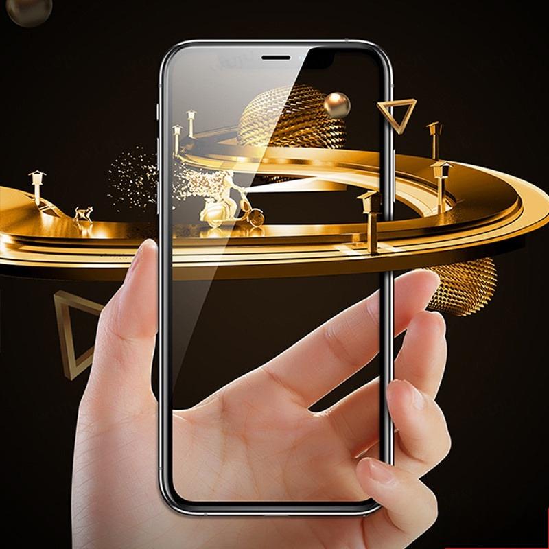 3Pcs 999D HD Full Cover Tempered Glass Screen Protector Compatible For iPhone 11 12 13 14 15 16 17Pro Max XR X XS Max 7 8 Plus SE Tempered Glass Full