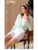 Women's High-Waist Anti-Exposure Seamless Leggings with Lace Trim Boy Shorts