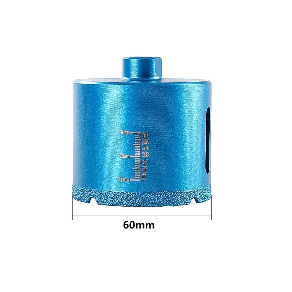 Diamond Hole Drill Drilling Core Bit Dry Vacuum Brazed For Marble Less Heat