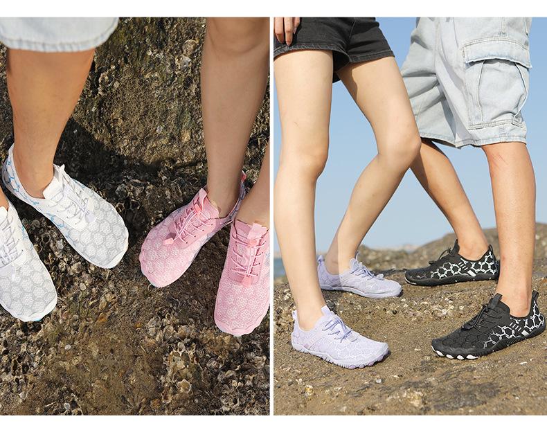 Unisex Non-Slip Five-Finger Barefoot Outdoor Shoes - Ideal for Canyoning, Snorkeling, Beach, Hiking, and Wading