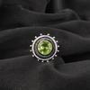 Peridot Gemstone Jewelry, 925 Solid Sterling Silver Ring, Handmade Charming Jewelry, Gorgeous Silver Ring Gift For Women