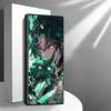 Genshin Impact Xiao Weiche Handyhülle für Samsung Galaxy S26 S25 Edge S24 Ultra S23 Plus S22 S21 FE S20 Schwarze Rückseite