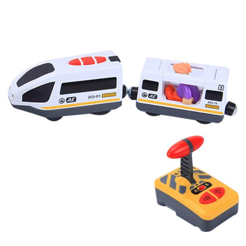 

Remote-Controlled Electric Mini Train Compatible with Wooden Thomas the Tank Engine Tracks White Vintage-Style Remote-Controlled білий